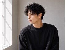 札幌駅北口/メンズカット/メンズパーマ/ツイストスパイラル/波巻き/ニュアンスパーマ/センターパート