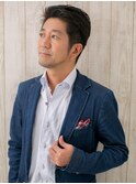 アップバングの爽やかショートb