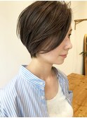 大人女子 ハンサムショートボブ