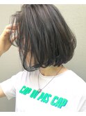 ワンカールレイヤーボブ_極細ハイライト_くすまないグレージュ