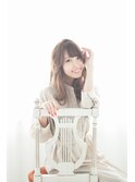 可愛さアップ♪アッシュ系カラー
