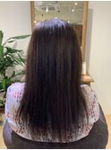 縮毛矯正ロングスタイル