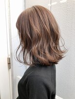 アルバム 渋谷パルコ(ALBUM)&nbsp;ココアベージュ_アッシュブラウンネオウルフ外ハネボブ_ba274342