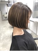 ベージュボブ☆