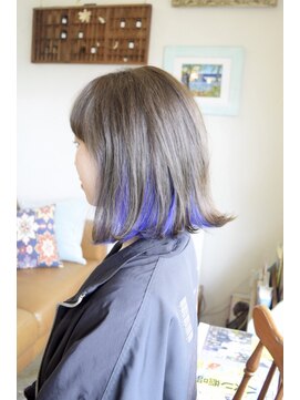 ヘアサロン テラス(Hair salon TERRACE.) ☆ブルーバイオレットインナーカラー☆