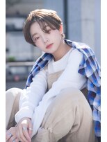 ケイト(kate)&nbsp;ケイト大宮　大人ショート×センターパートセミウェットヘア