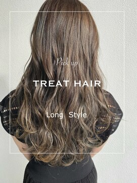 トリート 南行徳本店(TREAT) 極細ハイライト×透け感グレージュ/南行徳