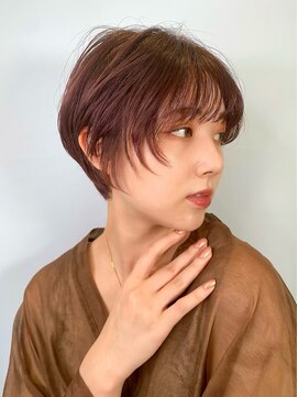 ピークアブー ワン(PEEK-A-BOO ONE) 王道ショートボブ  暖色カラー