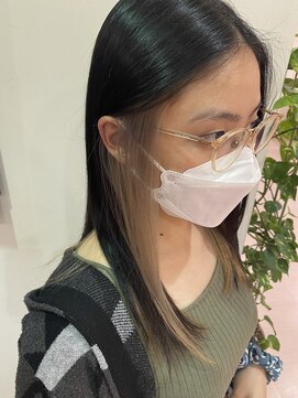 シャンプーボーイ ヒノ(SHAMPOO BOY Hino) インナーカラー×ミルクティーベージュ