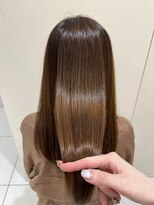 ハピネス 河原町店(Happiness)&nbsp;髪質改善 レイヤーカット ベージュ グレージュ 20代 30代 40代