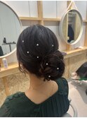 #おだんごアレンジ#ヘアセット