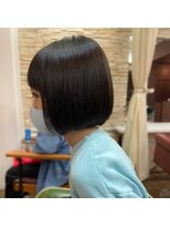 ヘアーラウンジ エゴ(Hair Lounge EGO) パツっとラインがかわいいミニボブ　キッズカット　武蔵新城
