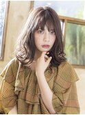 ヘルシーレイヤーアンニュイカールのミディスタイル