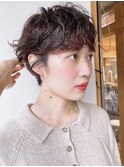 【morio原宿】くるくるショートパーマ　外国人風パーマ　宮本