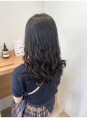 コテ巻き風ニュアンスパーマ