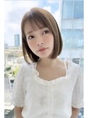 ヘルシースタイル☆サラッとしたボブ