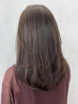 アルバム 渋谷パルコ(ALBUM) レイヤーロンググレージュカラーグレーベージュ_ba480391