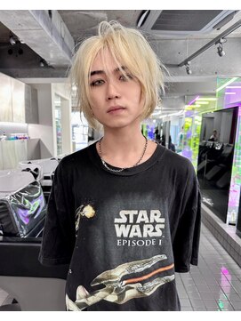 レコ 渋谷(LECO) メンズシャギーレイヤーハイトーンショート