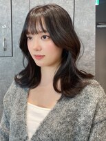 アルバム 銀座(ALBUM GINZA)&nbsp;くびレイヤーグレーベージュアッシュブラック美髪_ba489951