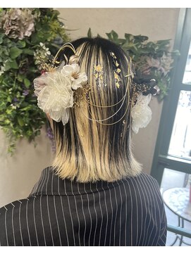 ヘアーズ ラブリージョブリー(hair's Lovely Jubbly) 【前田】ボブヘアアレンジ