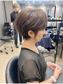 40代50代60代白髪マッシュショートボブ大人美人くびれ髪質改善