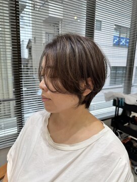 ティダスマイル 吉祥寺店(tida smile) お客様スタイル/くびれショート/白髪ぼかし