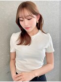髪質改善☆韓国黒髪ヘア前髪顔周りレイヤーカット[横浜]