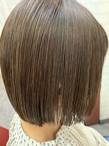 ロマンヤカタ ファース(ROMAN YAKATA fars) 髪質改善 プレミアムカラー まとまるボブスタイル@田代11/2