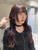 ゼスト ジグ(ZEST ZIGU)&nbsp;チェリーレッド　ブリーチなしカラー　mao 吉祥寺