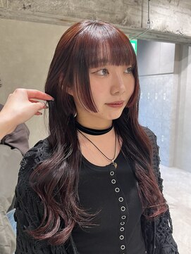 ゼスト ジグ(ZEST ZIGU) チェリーレッド　ブリーチなしカラー　mao 吉祥寺