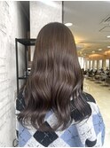 ブリーチなし大人可愛い大人美人くすみカラーグレージュカラー