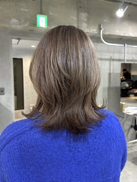 ラック(LUCK) /船橋/くすみベージュ/細めハイライト