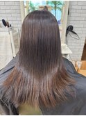 表面だけの縮毛矯正サラサラナチュラルヘア