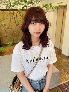 ヘアーアイスカルテット(HAIR ICI QUARTET) ブリーチなし レッドブラウン 赤カラー