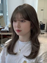 アマトウキョウ アユンチェ(AMA TOKYO×AYUNCHE)&nbsp;韓国スタイル/ナチュラルくびれヘア_くびれ巻き_レイヤーカット