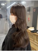 ワンカールで決まる韓国風レイヤー【渋谷/表参道/髪質改善】