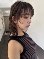 トリッカ 銀座(tricca)&nbsp;レイヤーパーマ/顔周りカット/ブラウンカラー