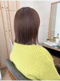 タッセルボブ×ハイライト[白髪ぼかしハイライト]