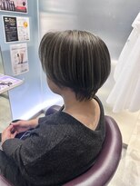 ファースト 東仙台店(first) アンブレラカラー・シルバーグレージュ・ショート