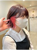 イヤリングカラーボブ
