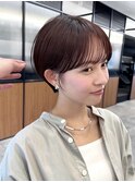 コンパクトショートカット丸みショートくびれショートボブ表参道