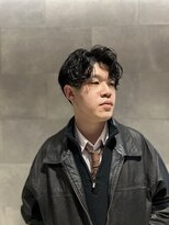 ドゥーエン 上本町店(DoEN)&nbsp;センターパート×シャドウパーマ