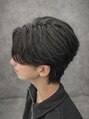 エイトメン 北千住店(EIGHT MEN)&nbsp;センターパートに毛流れニュアンスパーマで楽にスタイリング