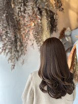 ヘアーサロン アンズ&nbsp;フェミニンな印象ベージュ