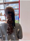 ヘアセット＊編みおろし