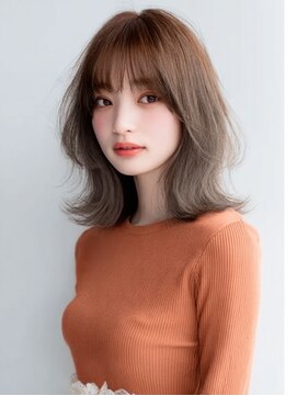 ダル 渋谷/表参道(DAL.) ハッシュカットミディアムレイヤーシャギー韓国ヘア