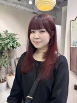 シール 梅田(CIRR) ブリーチなしレッドカラー