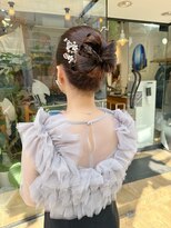 ミモザワークス ヘアアレンジ ヘアセット/ヘアアレンジ/タイトアレンジ