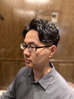 ザ バーバー 虎ノ門ステーションタワー(THE BARBER)&nbsp;七三パーマ　ニュアンスパーマ　ナチュラルパーマ