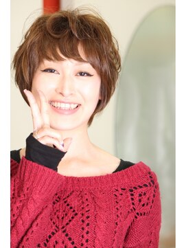 ヘアーファッジ(HAIR FUDGE) パーマ　『FUDGE』大人可愛いショートスタイル